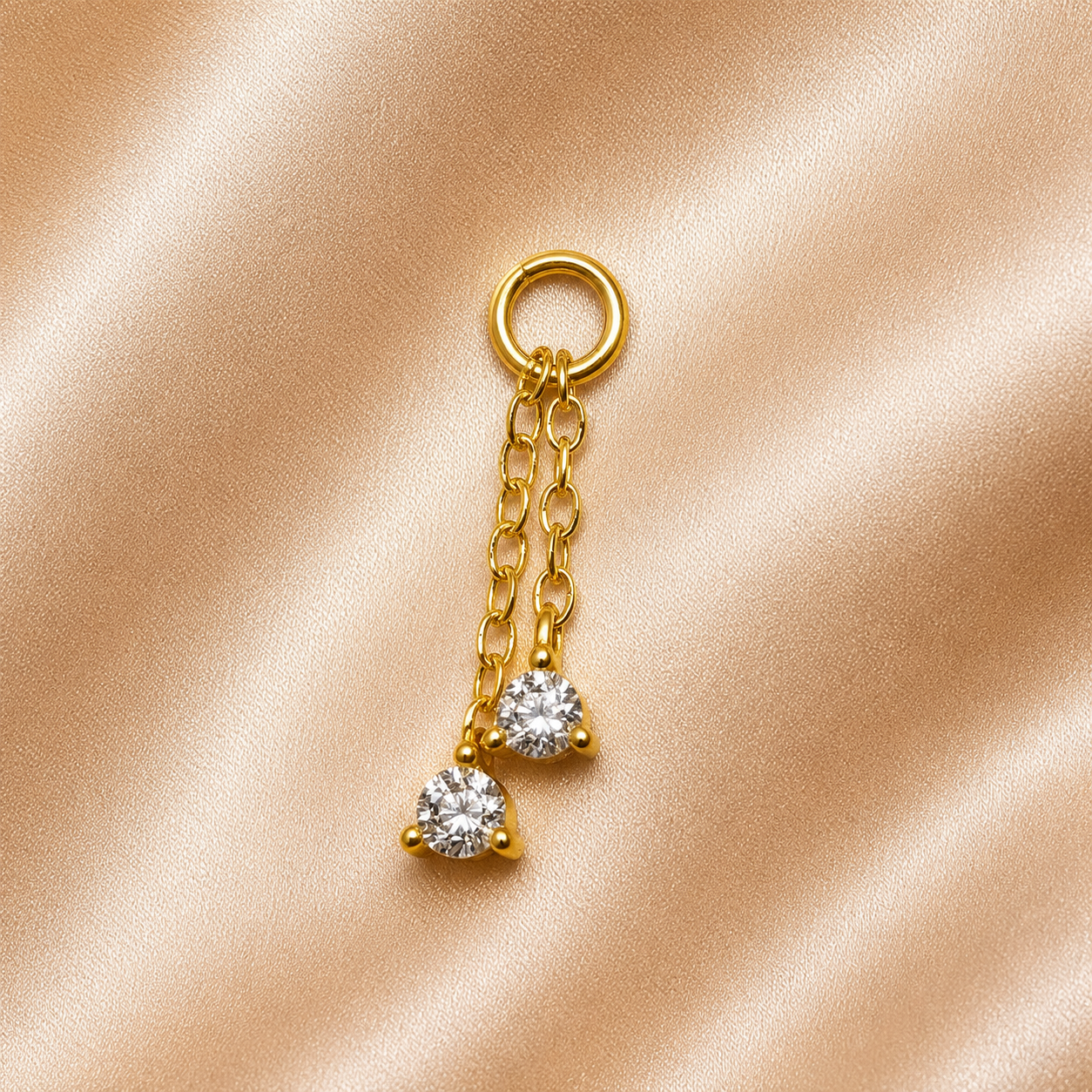 Duo Drop Earring Charm
