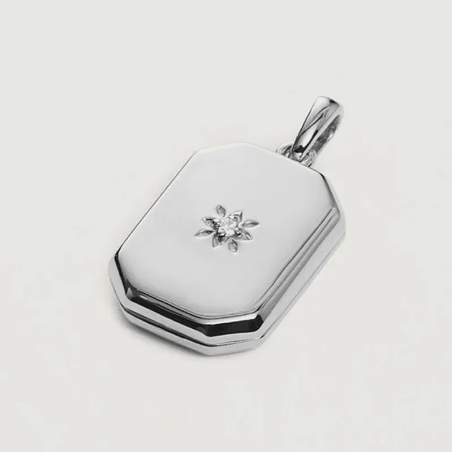 Octagon Locket & Chain