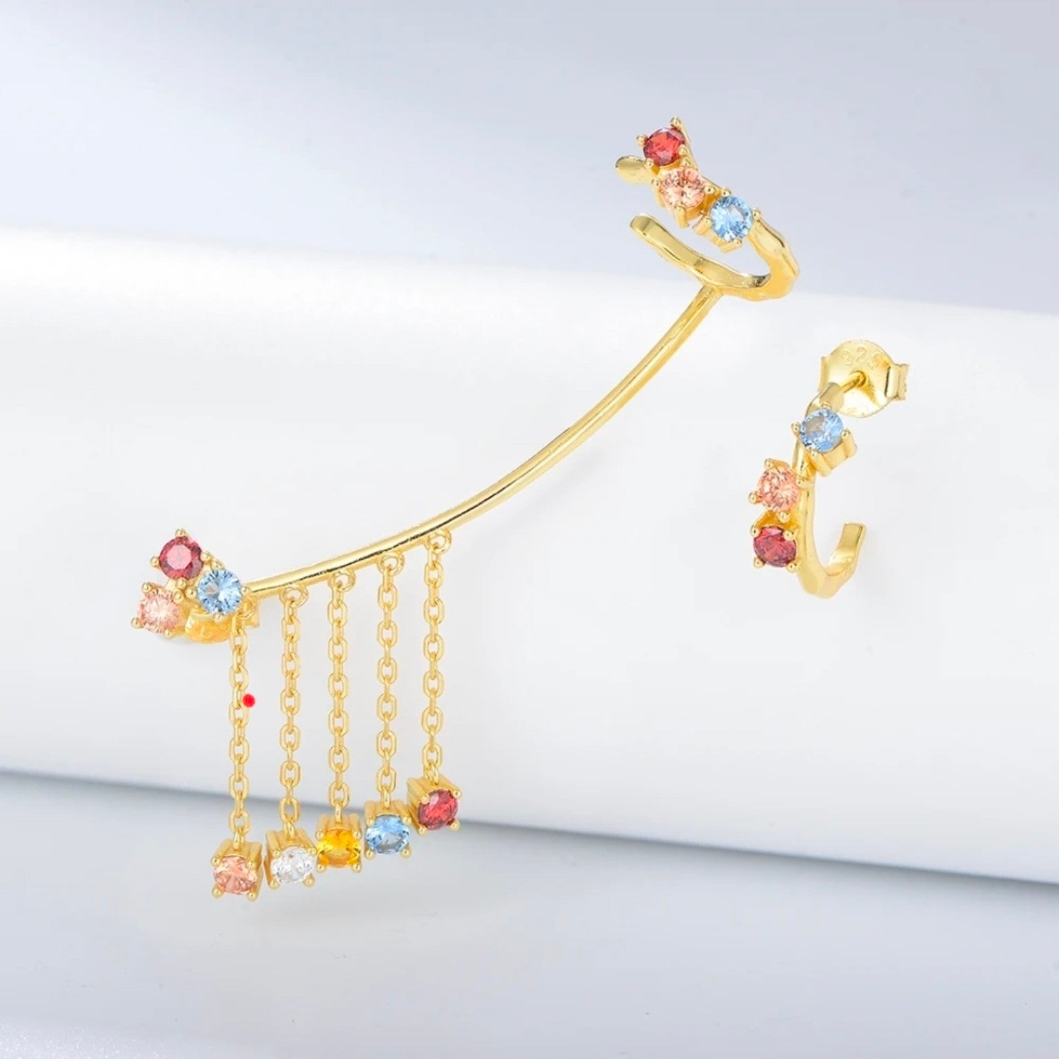 Aurora Cascade Earrings
