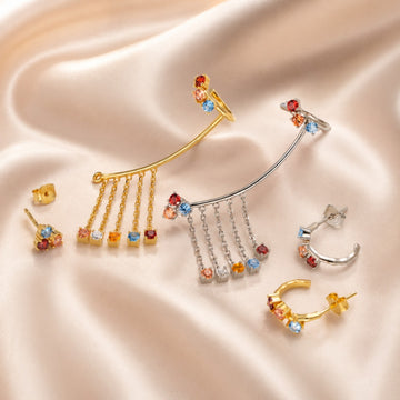 Aurora Cascade Earrings