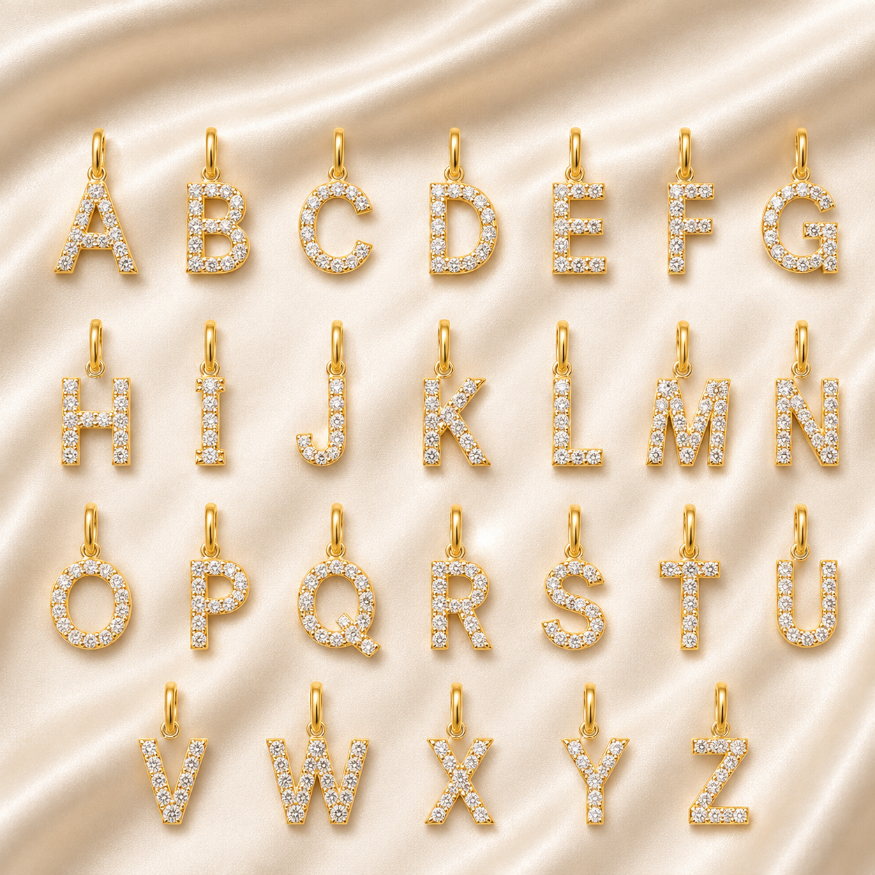 Alphabet Necklace & Bracelet Charm