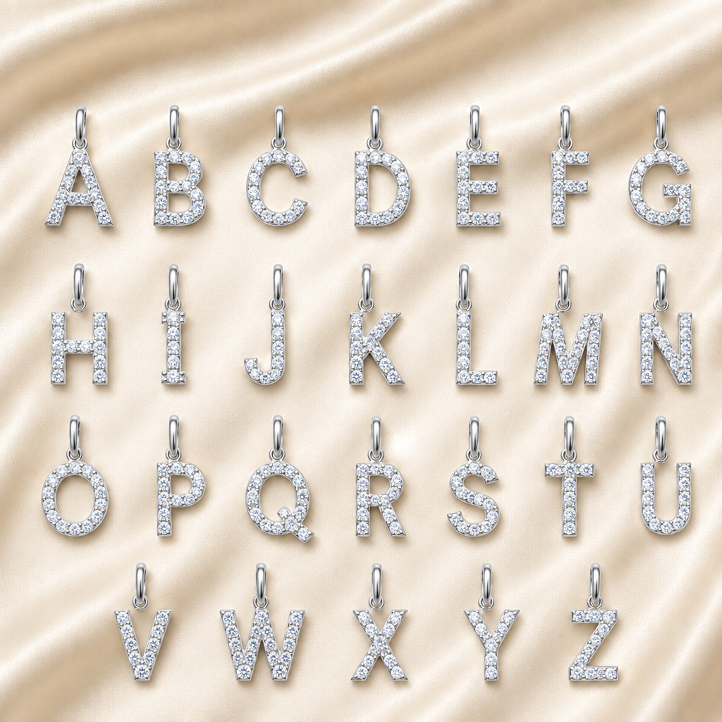 Alphabet Necklace & Bracelet Charm