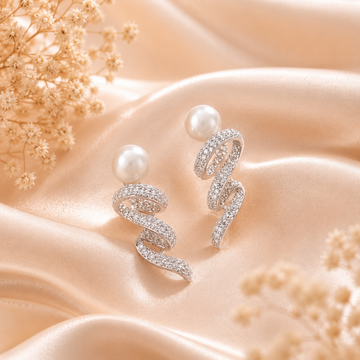 Pearl Twist Earrings