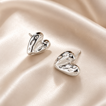 The Soft heart Earrings