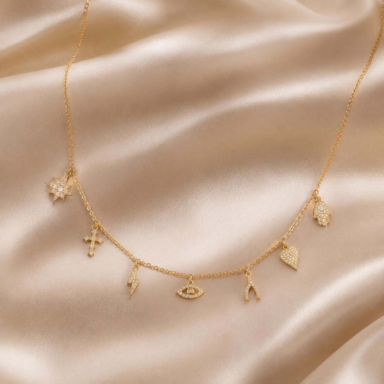 Celestial  Charm Necklace