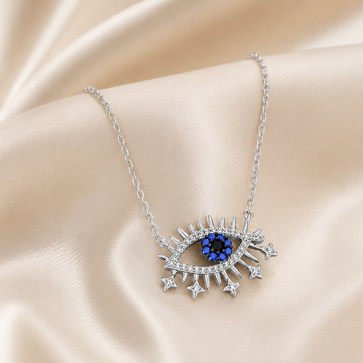 Evil Eye Celestial Necklace