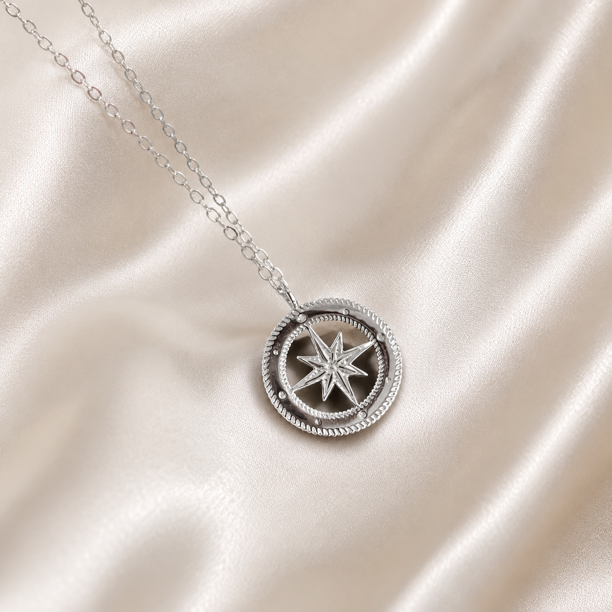 North Star Compass Necklace