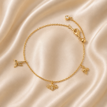 Whispering Wings Charm Bracelet