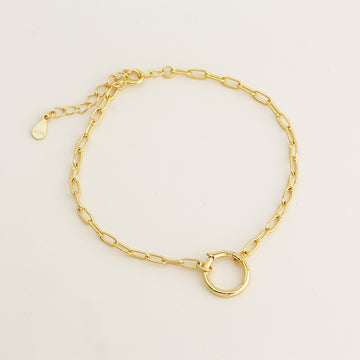 Golden Muse Charm Bracelet