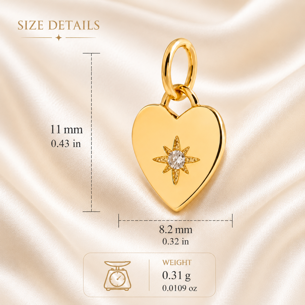 " Heart" Necklace and bracelet Charm