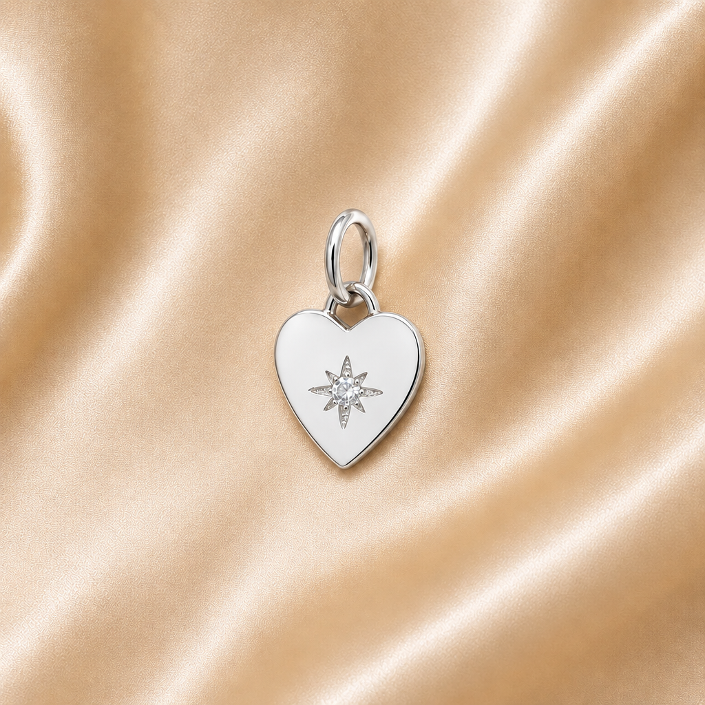 " Heart" Necklace and bracelet Charm
