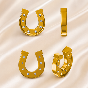 Lucky Horseshoe Locket Charm