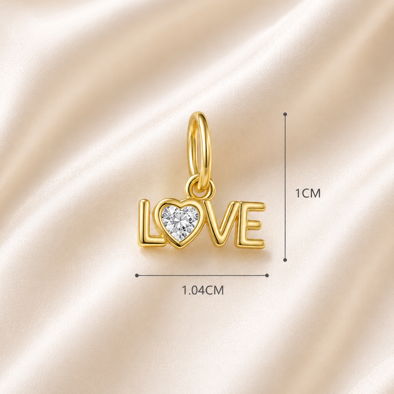 "LOVE" Necklace & Bracelet Charm