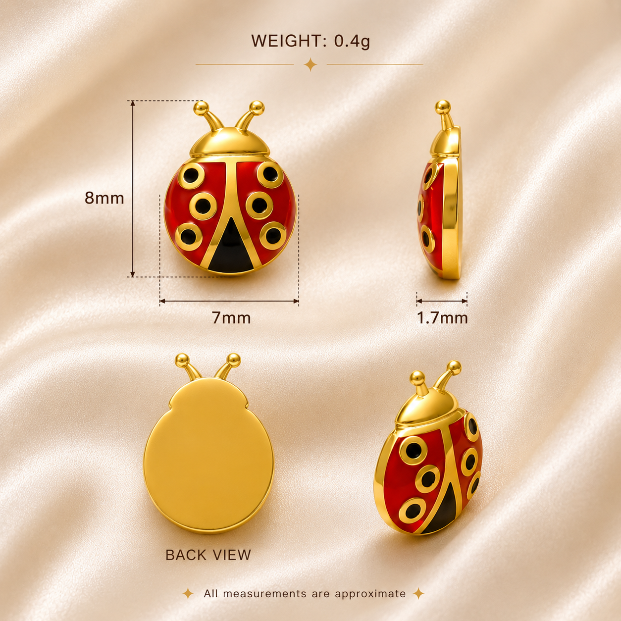 Lucky Ladybug Locket Charm