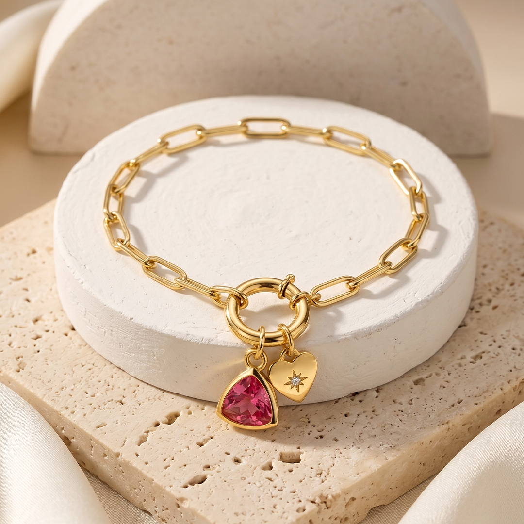 Golden Muse Charm Bracelet
