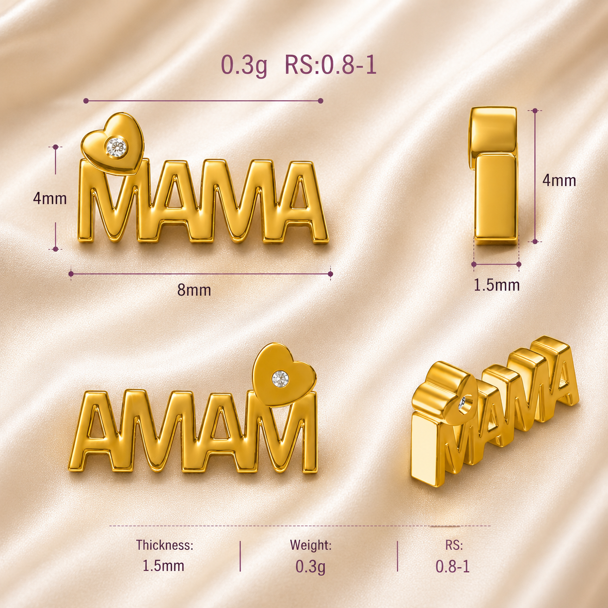 Mama Locket Charm