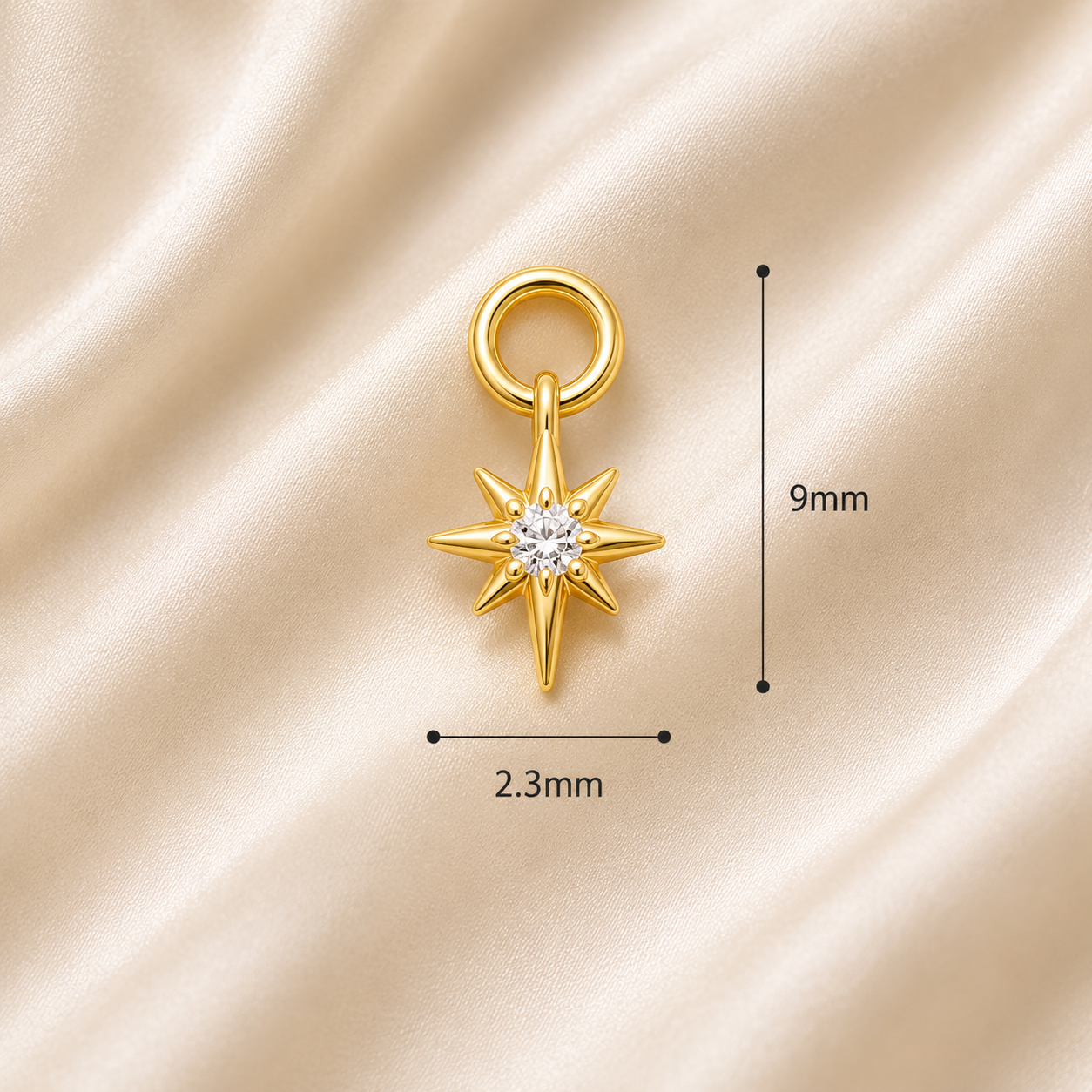 "North Star" Necklace & Bracelet Charm