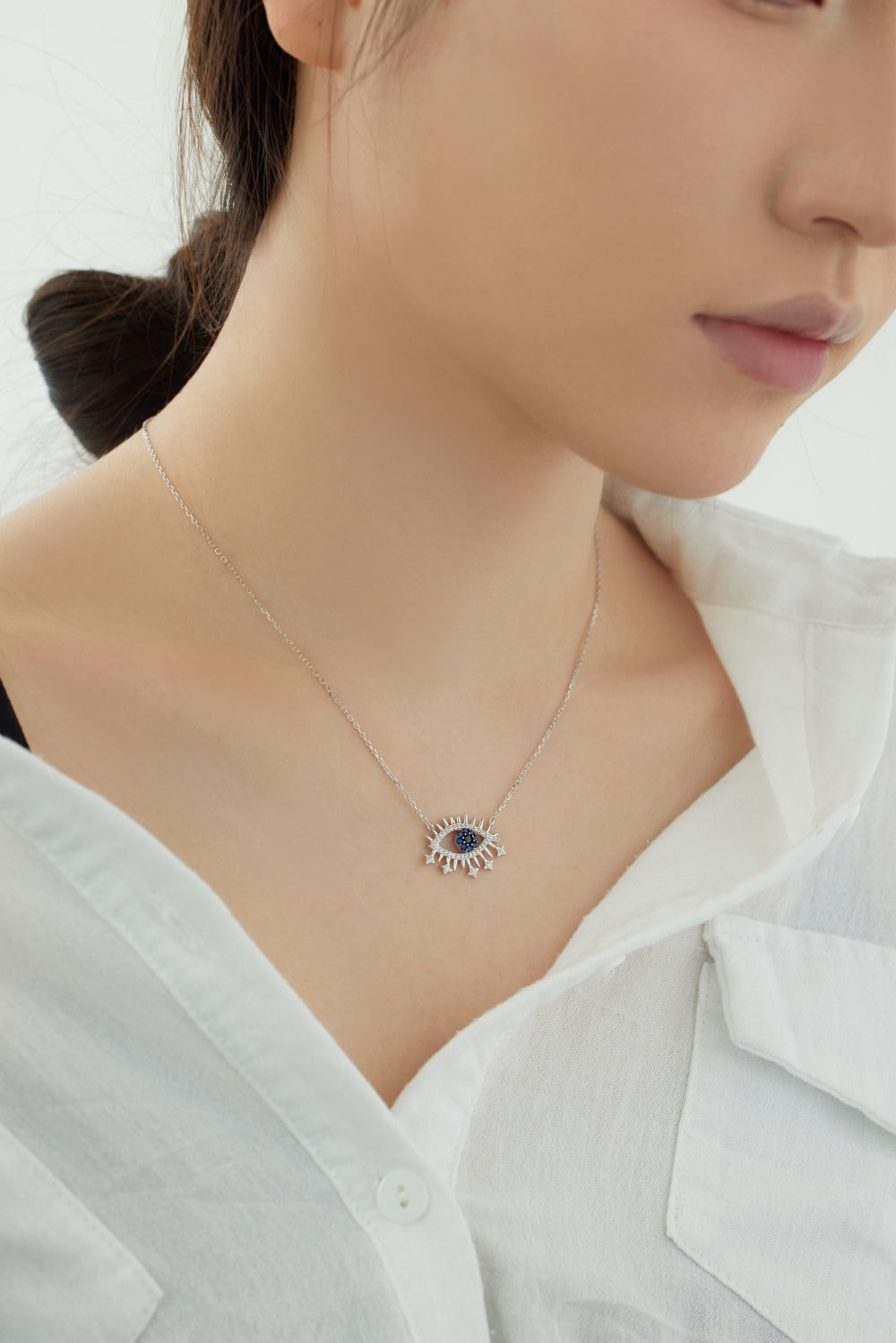 Evil Eye Celestial Necklace