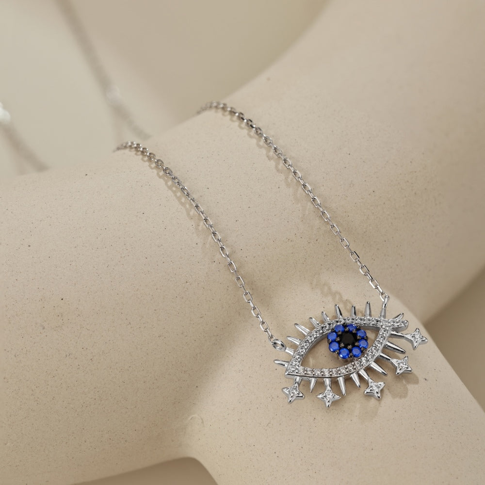 Evil Eye Celestial Necklace