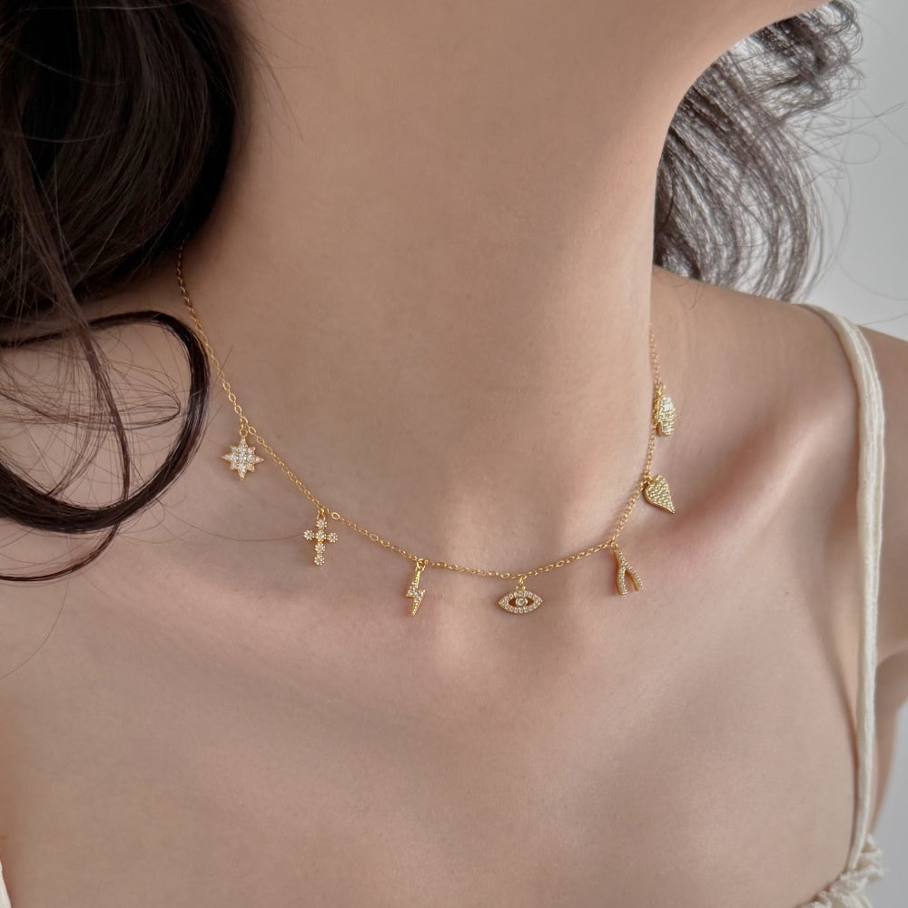 Celestial  Charm Necklace