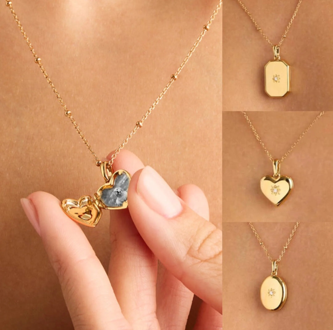Oval Locket & Chain