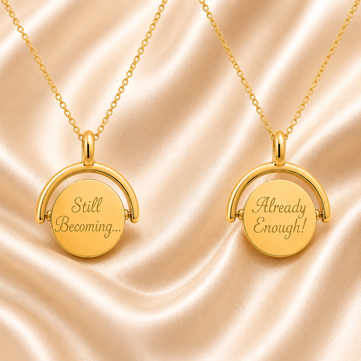 Still Becoming • Already Enough Pendant & Chain