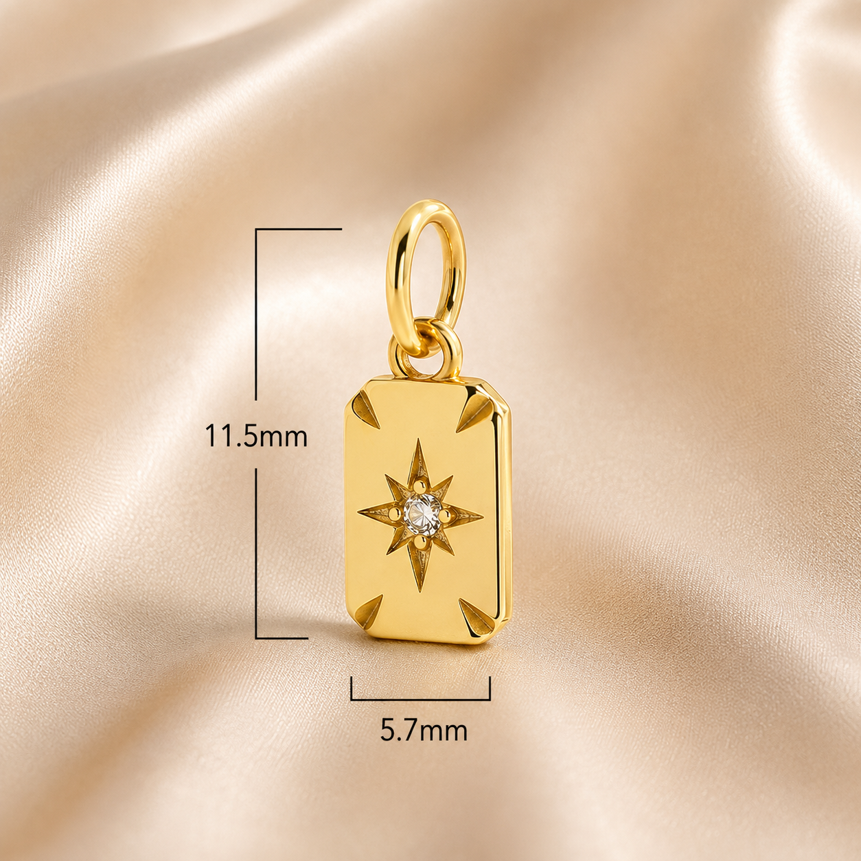 "Star Tag" Necklace and Bracelet Charm