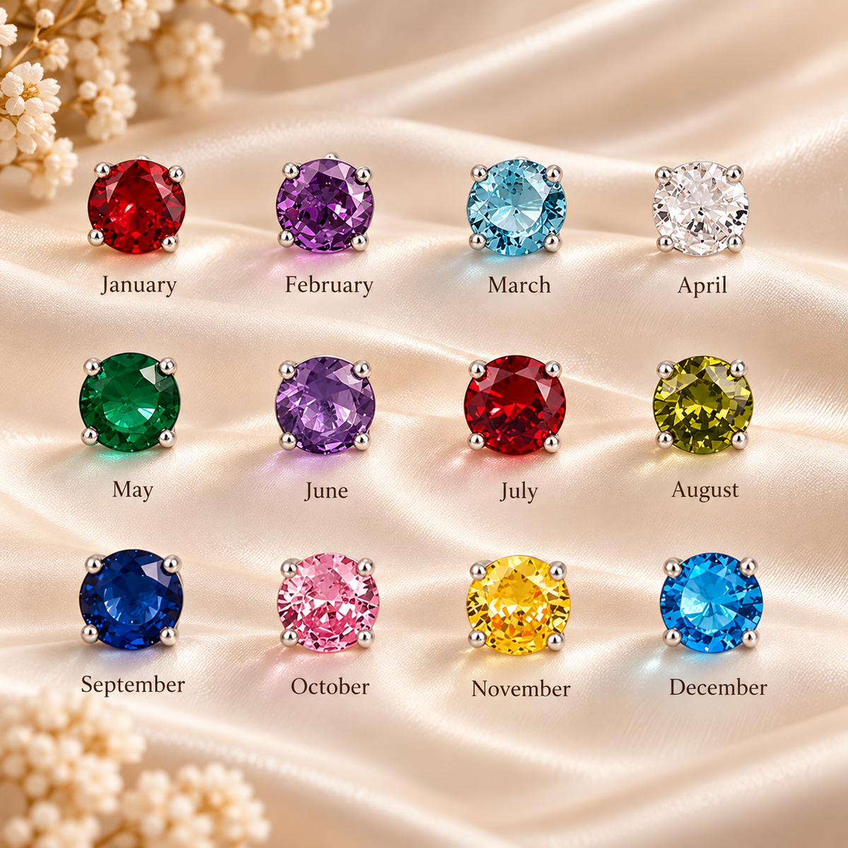 The Celeste Birthstone Charm