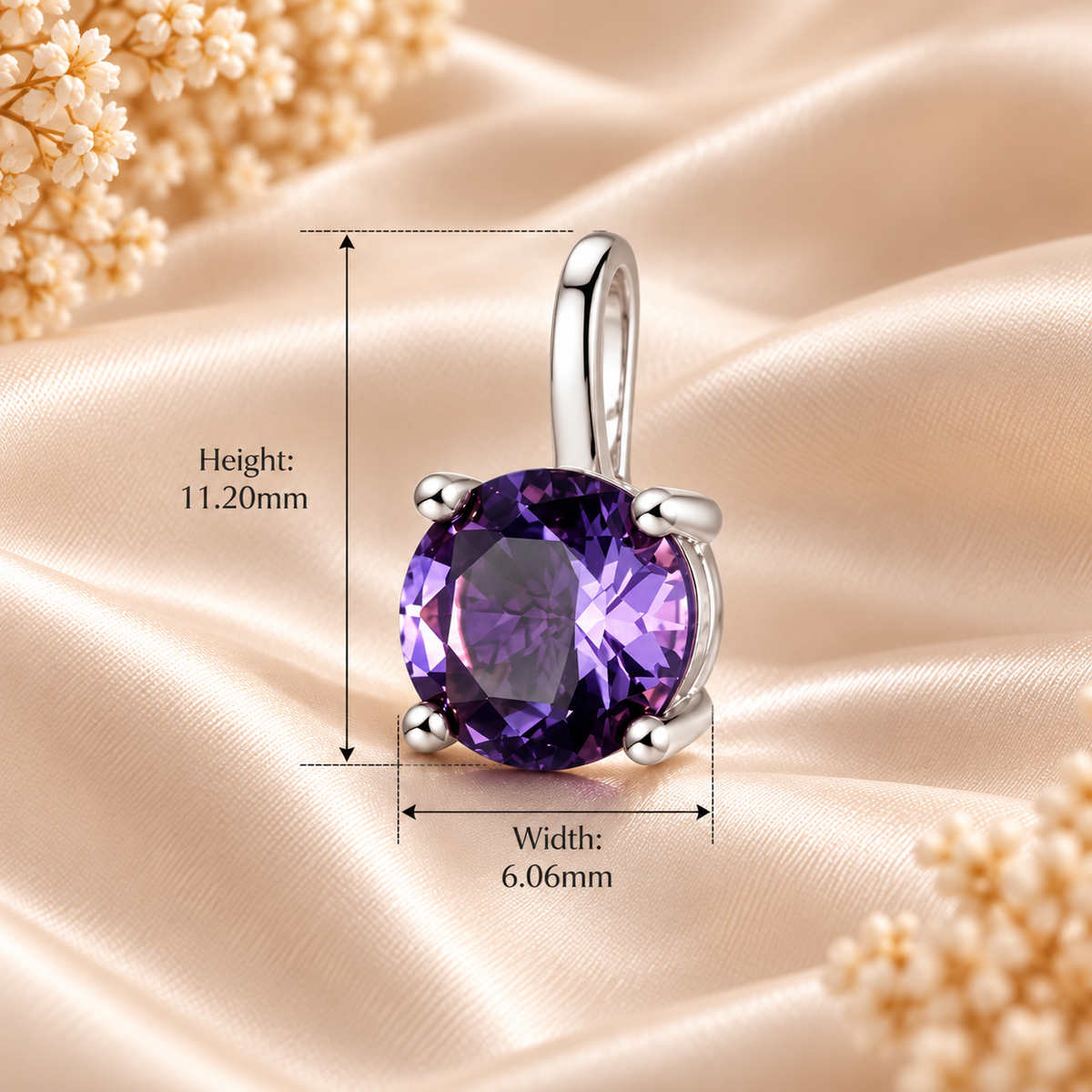 The Celeste Birthstone Charm
