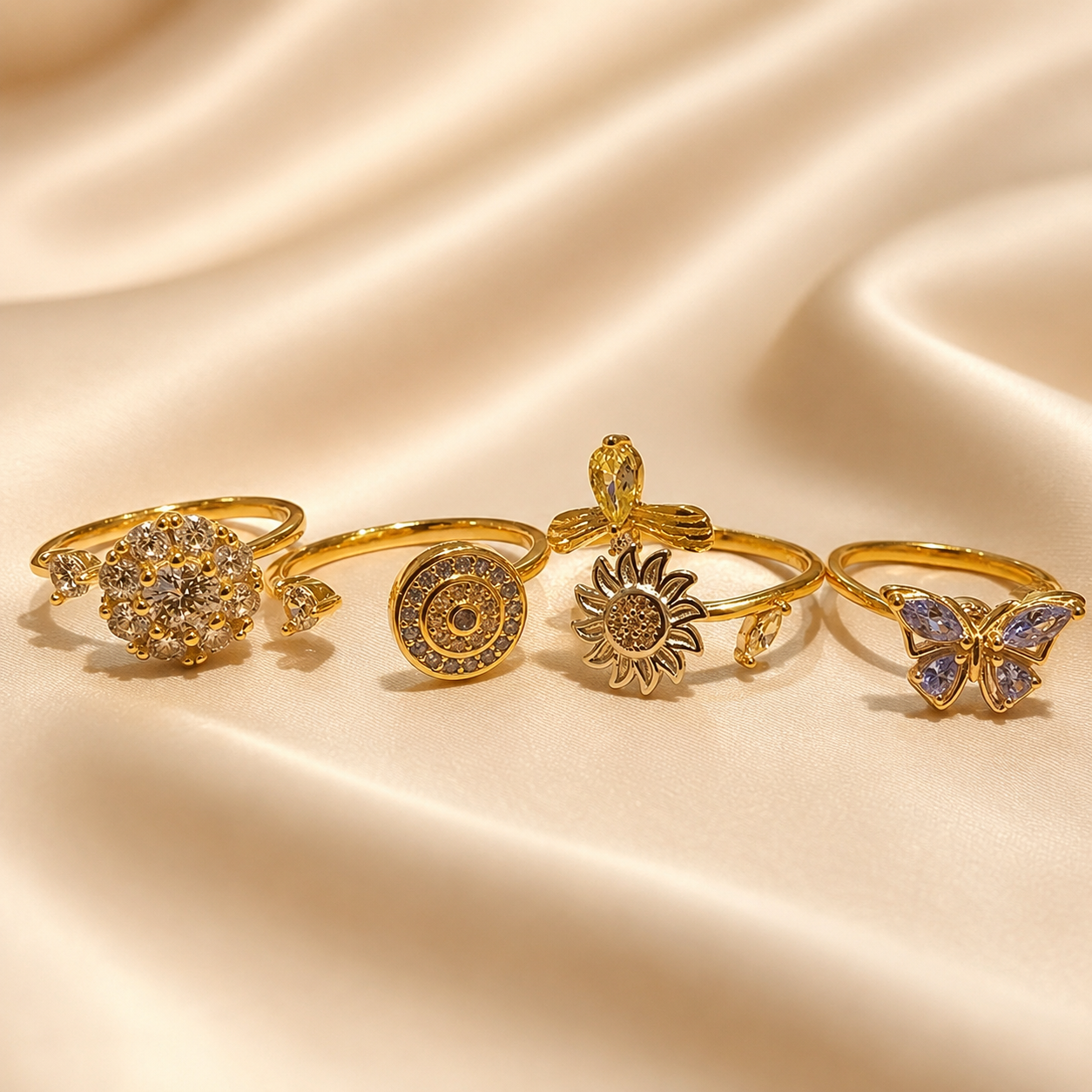 Radiance Spinner Ring